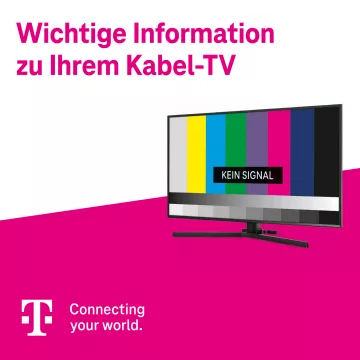Wichtige Information zu Ihrem Kabel-TV